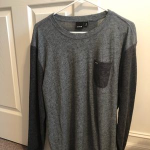 Hurley Sweaters - Like-new Hurley Long sleeve grey sweater Hurley Sweaters - Like-new Hurley Long sleeve grey sweater